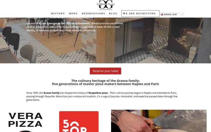 Aperçu du site Guillaume Grasso
