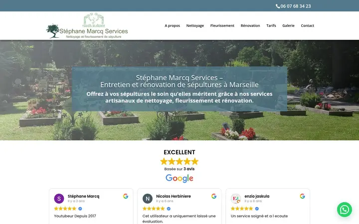 Réalisations de sites internet à Marseille – Stéphane Marcq Services