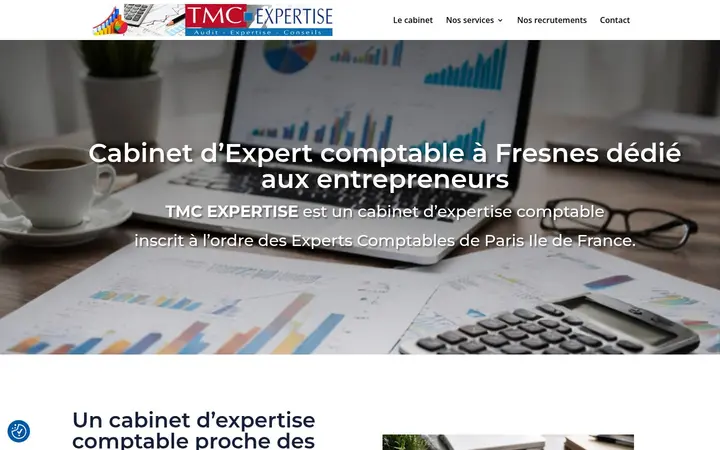 Création de site internet professionnel 1 Création de site internet professionnel – exemple TMC Expertise